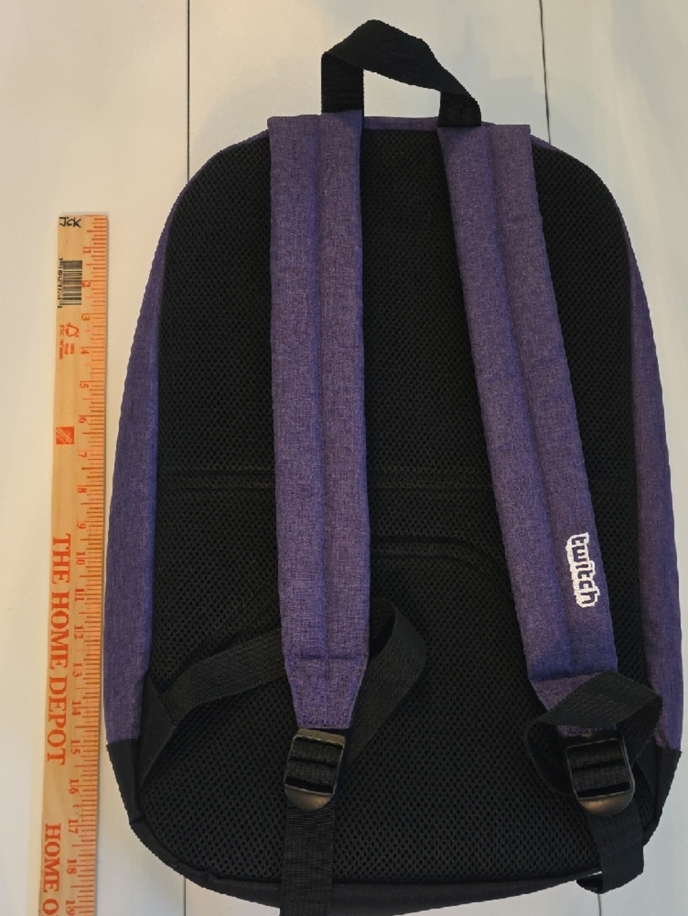 TWITCH Partner Purple and Black Backpack - Picture 2 of 4